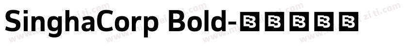 SinghaCorp Bold字体转换